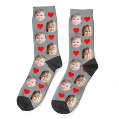 Custom Baby Face Socks Gift for Parents