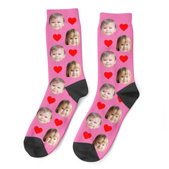 Custom Baby Face Socks Gift for Parents