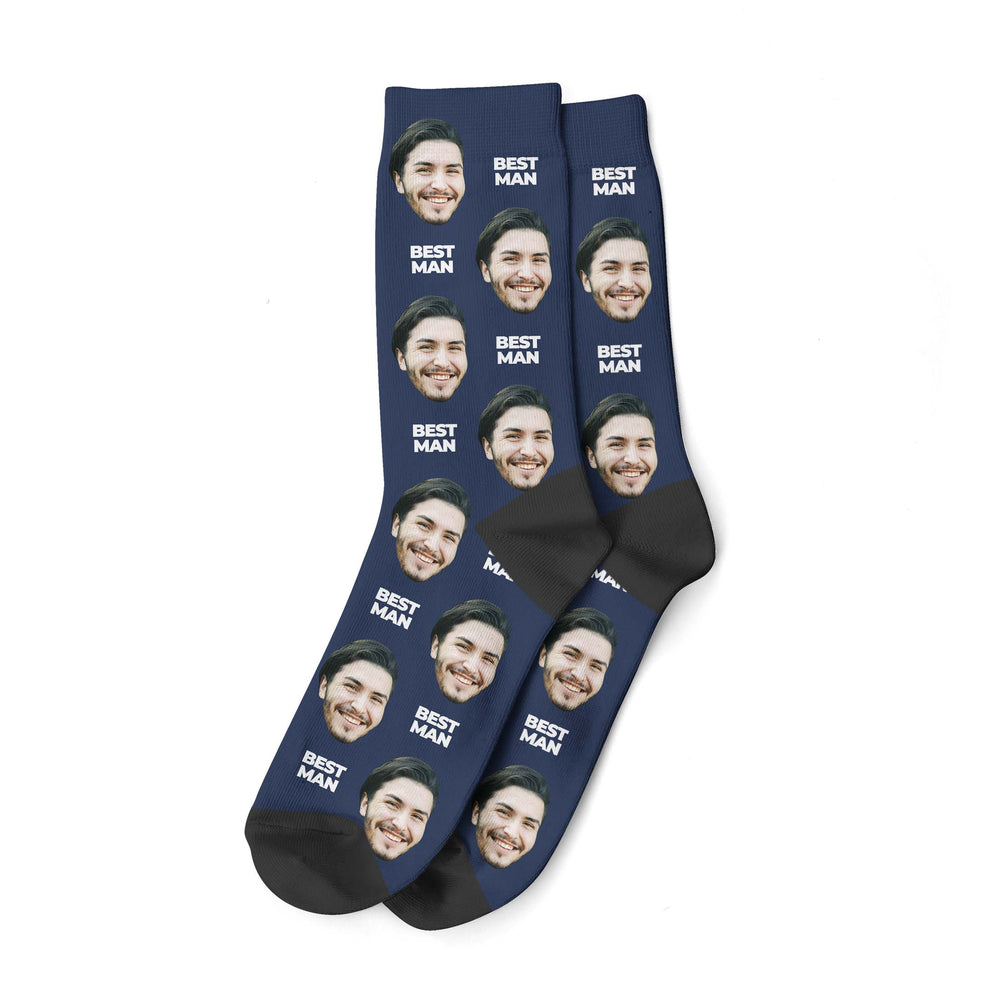 Custom Best Man Socks