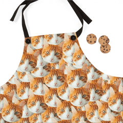 Custom Cat Face Apron Personalized Cat Photo Apron