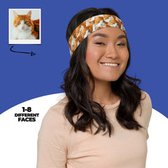 Custom Cat Face Headband