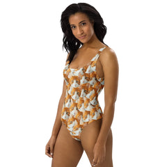 Custom Cat Face Swimsuit