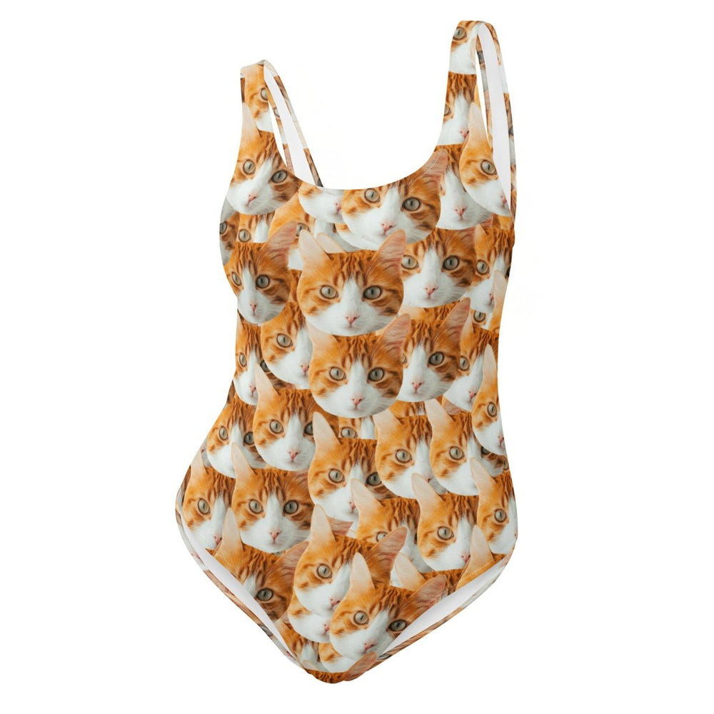 Custom Cat Face Swimsuit