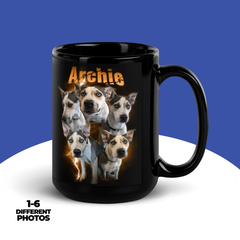 Custom Dog Bootleg Style Photo Collage Mug
