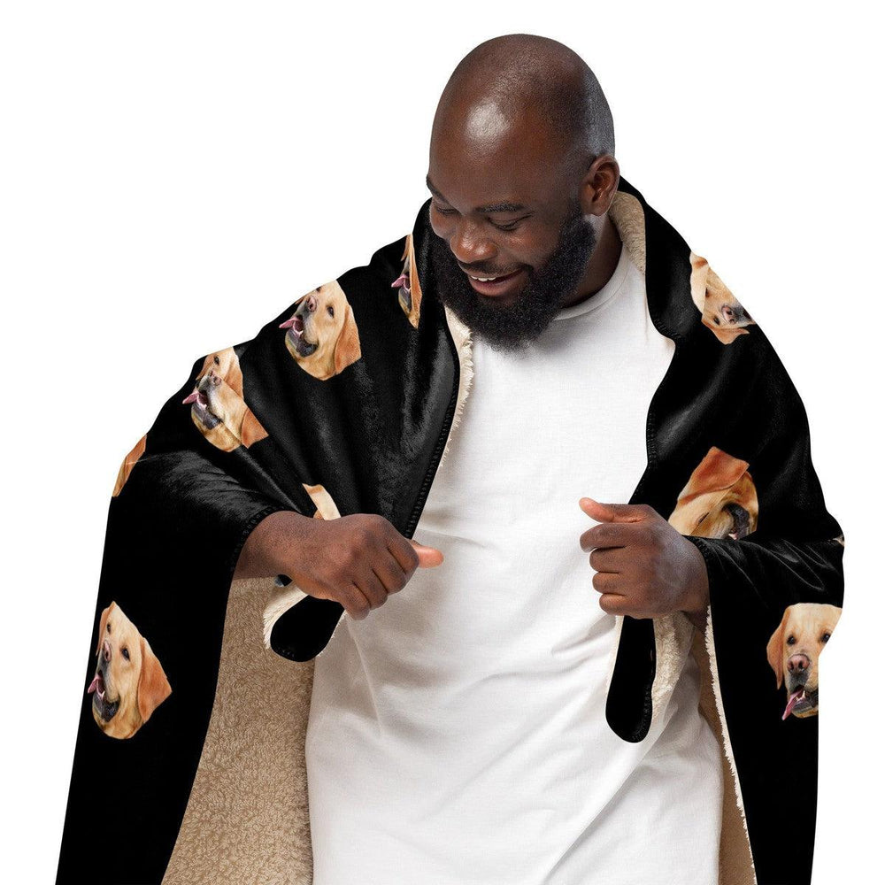 Custom Dog Face Blanket