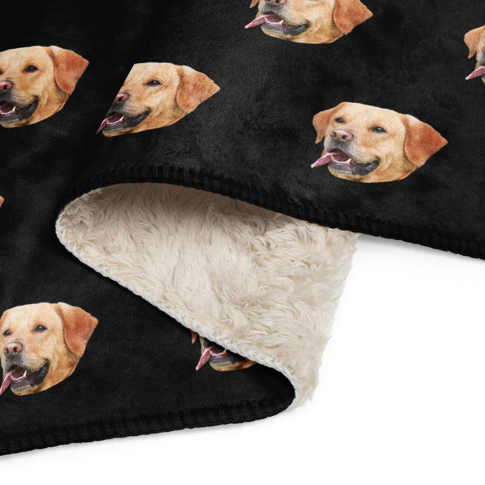 Custom Dog Face Blanket