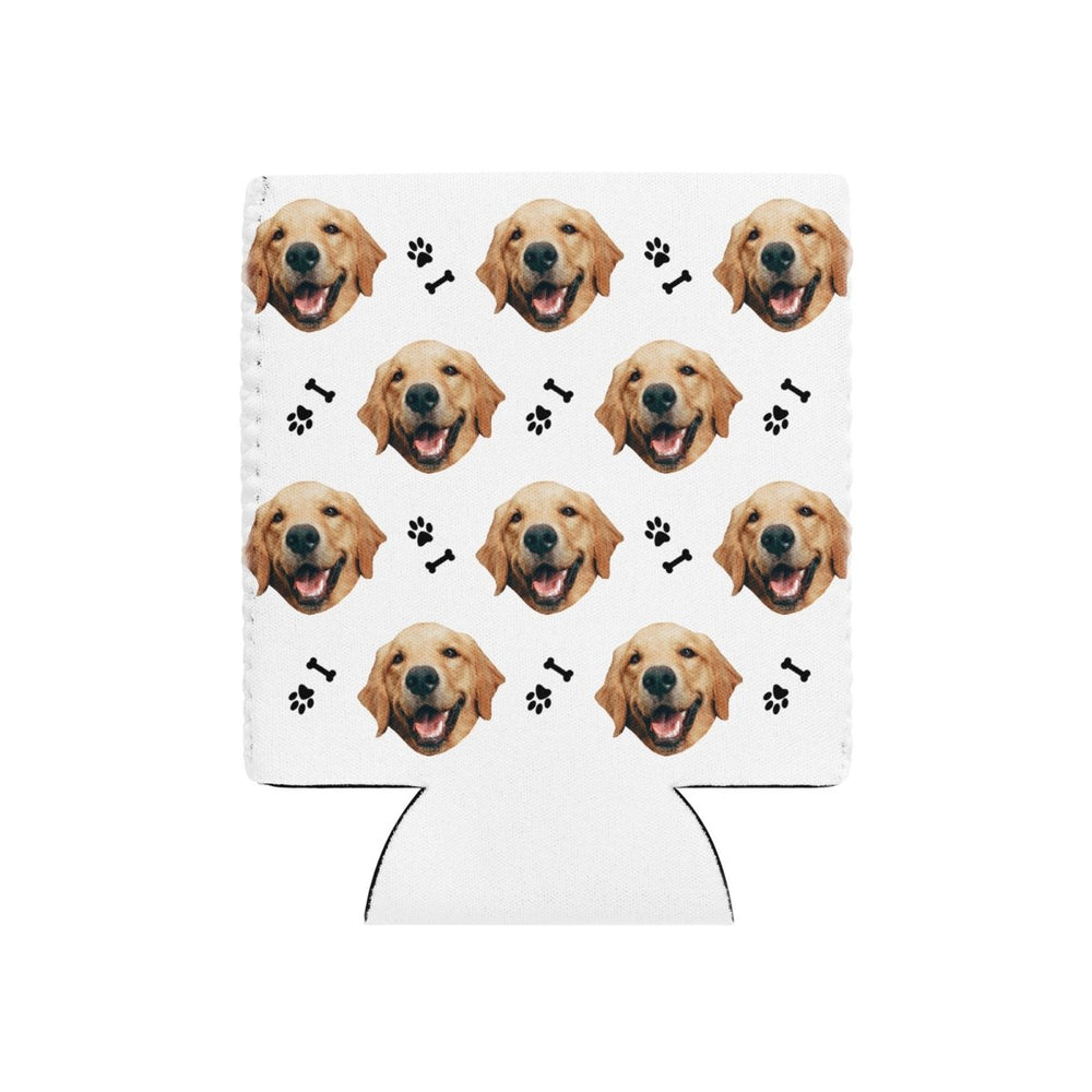 Custom Dog Face Can Cooler