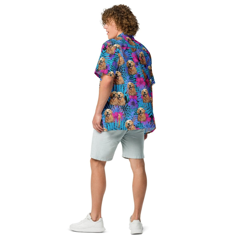 Custom Dog Face Hawaiian Shirt