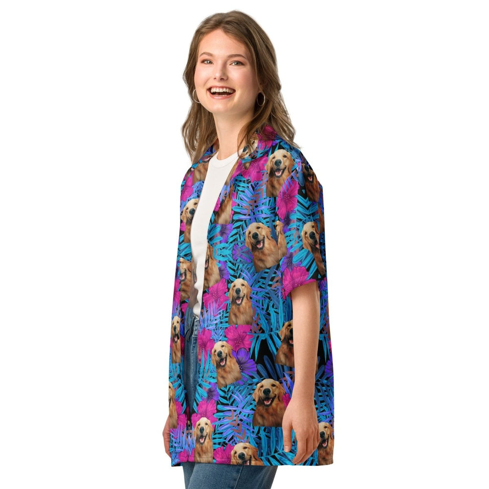 Custom Dog Face Hawaiian Shirt