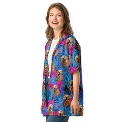 Custom Dog Face Hawaiian Shirt