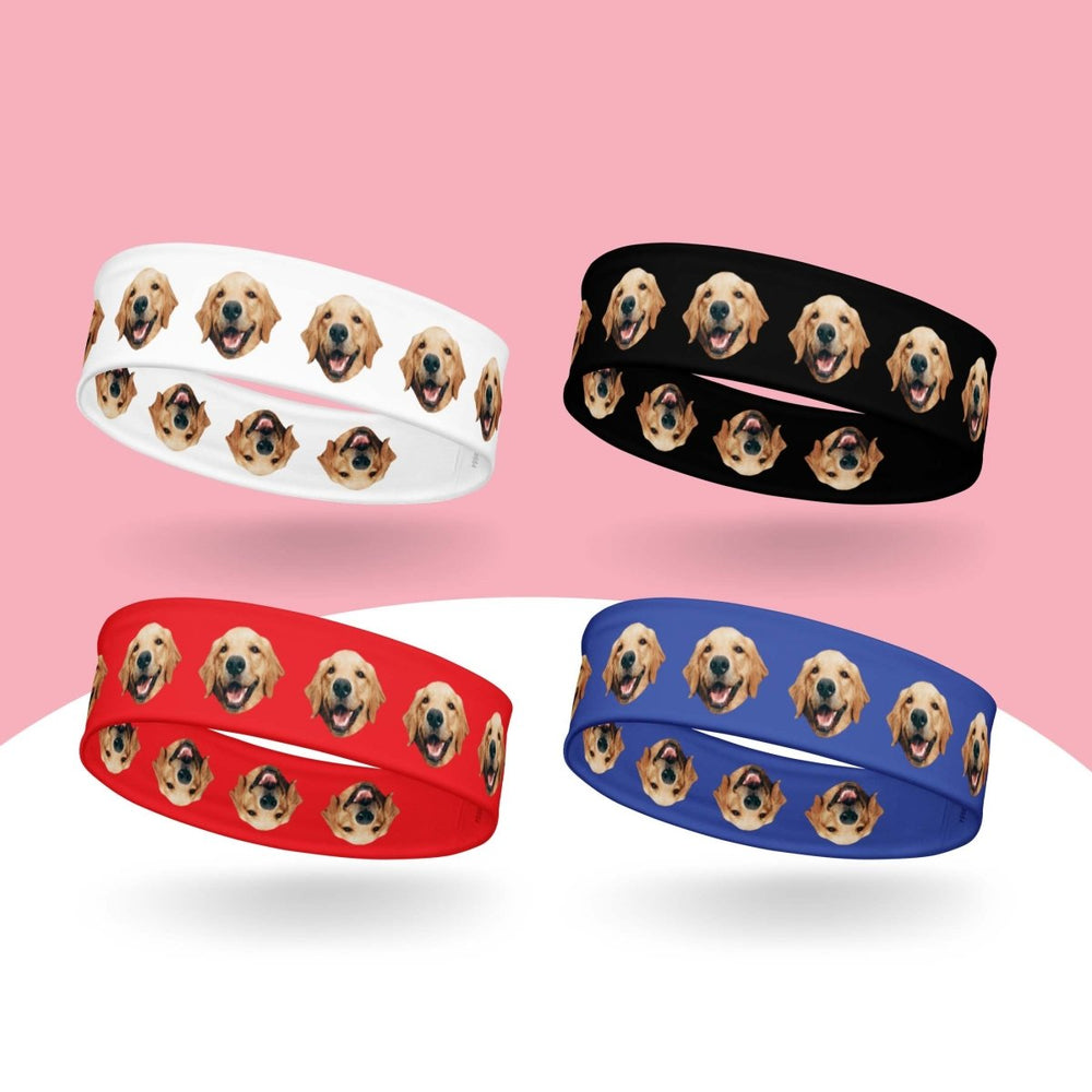 Custom Dog Face Headband