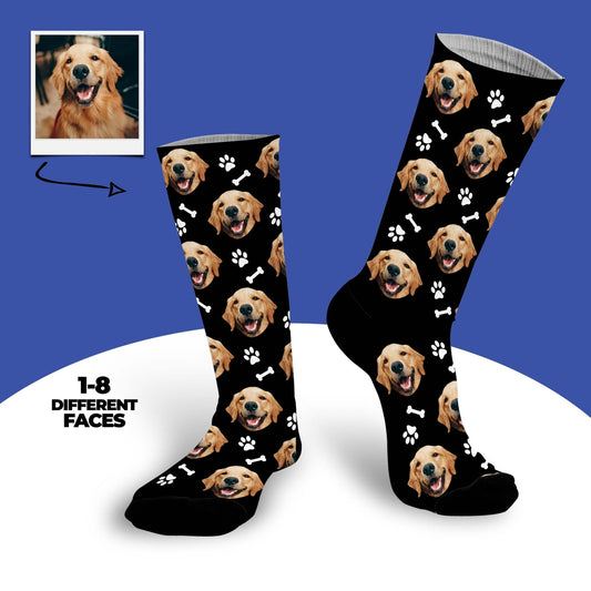 Custom Dog Face Socks