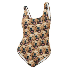 Custom Dog Face Swimsuit
