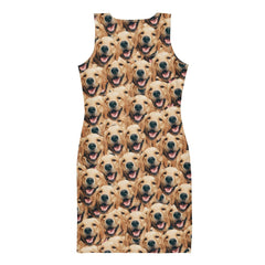 Custom Dog Faces Bodycon Dress