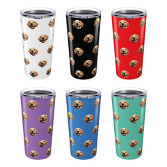 Custom Dog Faces Tumbler