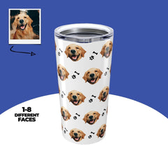 Custom Dog Faces Tumbler