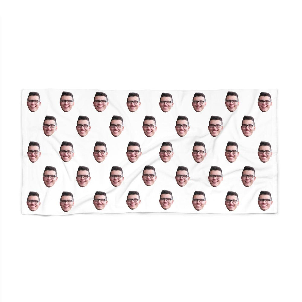 Custom Face Beach Towel