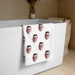Custom Face Beach Towel