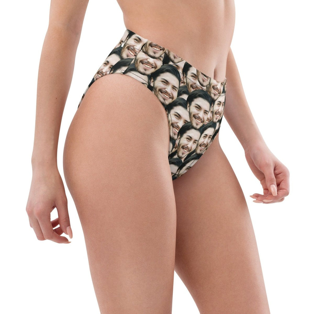 Custom Face Bikini Bottom Personalized Swimwear