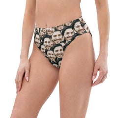 Custom Face Bikini Bottom Personalized Swimwear
