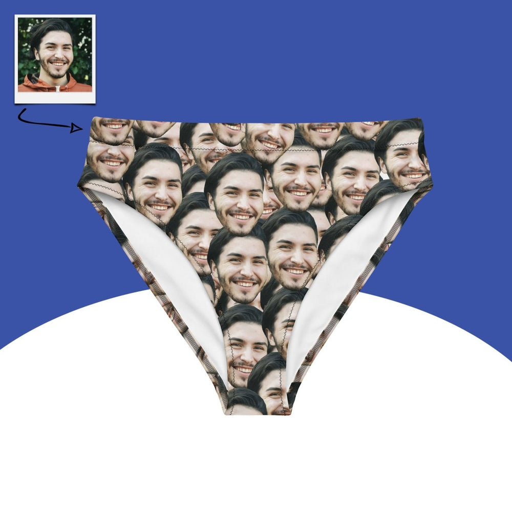 Custom Face Bikini Bottom Personalized Swimwear