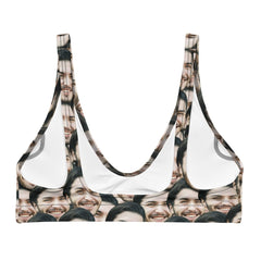 Custom Face Bikini Top Personalized Swimwear