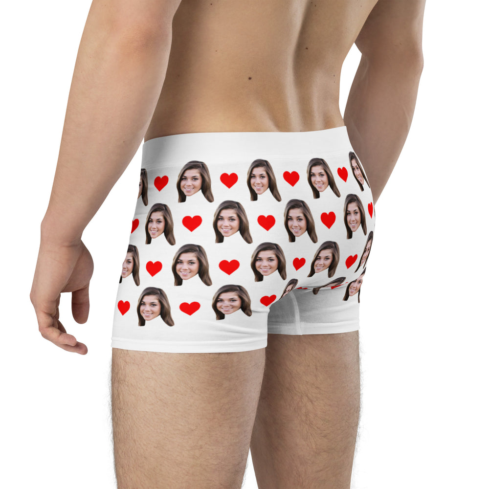 Personalized Face Boxers WIth Text