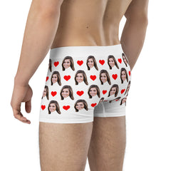 Personalized Face Boxers WIth Text