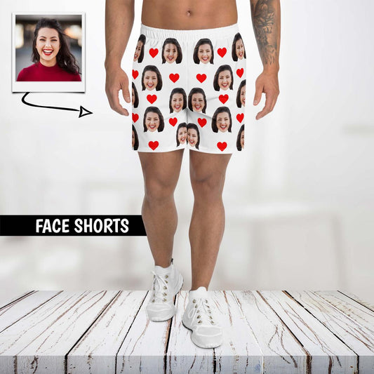 Custom Face Men's Athletic Shorts
