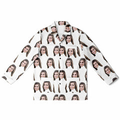 Custom Face Men's Satin Pajamas