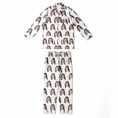 Custom Face Men's Satin Pajamas