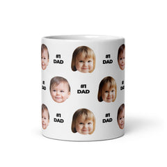 Custom Face Number 1 Dad Mug