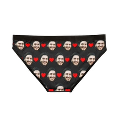 Custom Face Panties With Hearts