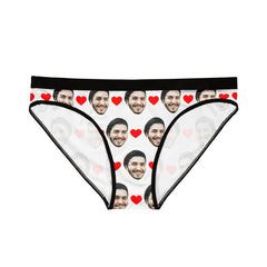 Custom Face Panties With Hearts