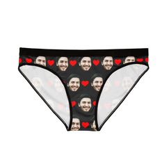 Custom Face Panties With Hearts
