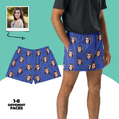 Custom Face Shorts Funny Personalized Gift
