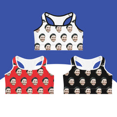 Custom Face Sports Bra
