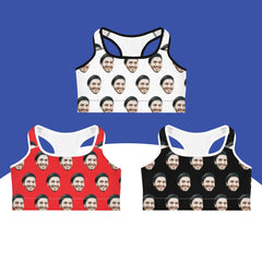 Custom Face Sports Bra