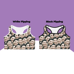 Custom Faces Sports Bra