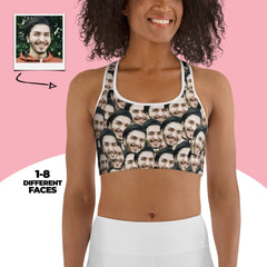 Custom Faces Sports Bra