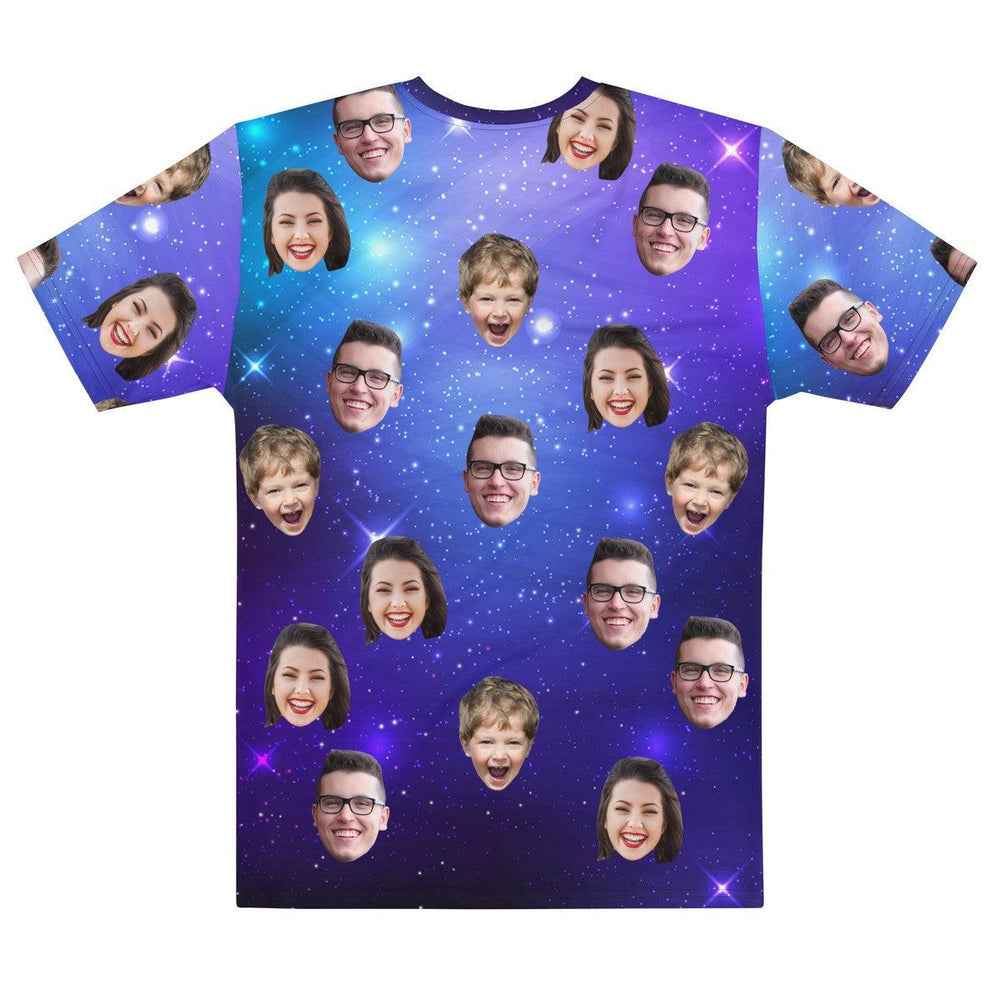 Custom Face T-Shirt Starry Background