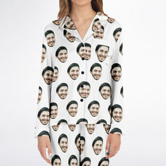 Custom Face Women's Satin Pajamas