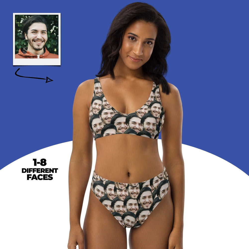 Custom Faces Bikini Personalized Swimsuit Set