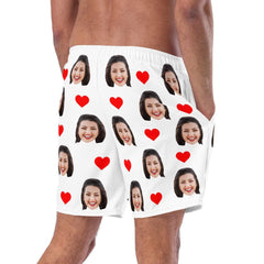 Custom Faces Men's Swim Trunks