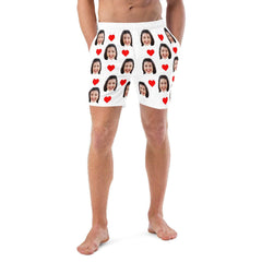 Custom Faces Men's Swim Trunks