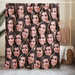 Custom Faces Shower Curtain