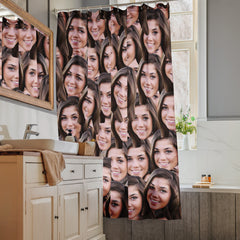 Custom Faces Shower Curtain