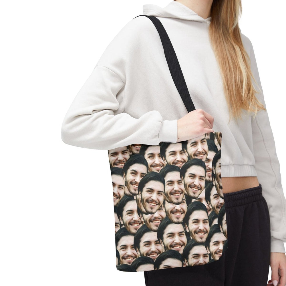 Custom Faces Tote Bag Personalized Photo Tote Bag