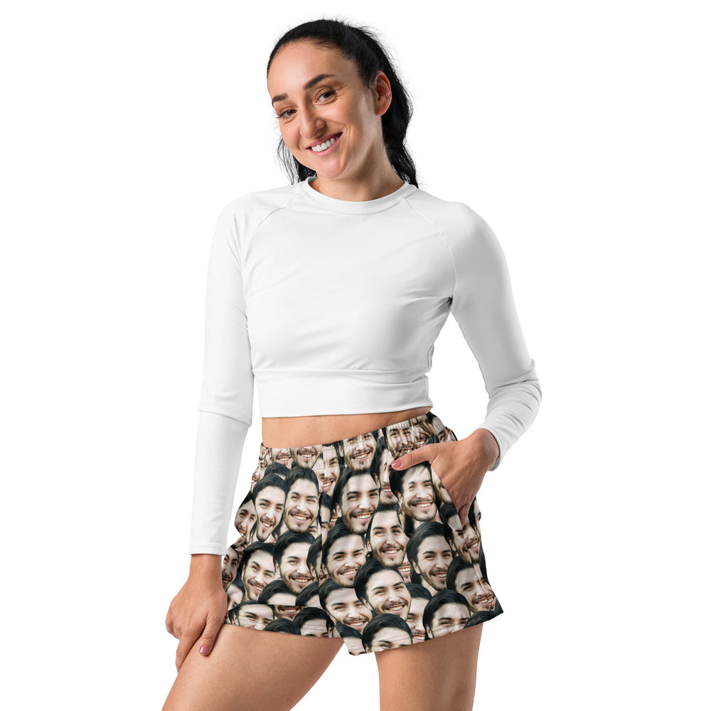 Custom Faces Women's Athletic Shorts
