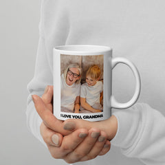 Custom Grandma Photo Mug